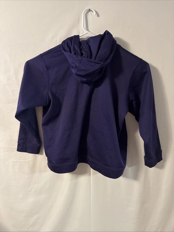 Purple Clemson Hoodie Under Armour Youth Large UA Tigers - Image 2 of 4