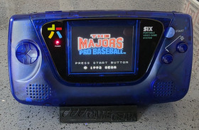 Fully Upgraded Sega Game Gear RetroSix Sapphire IPS CleanScreen USB-C Recapped