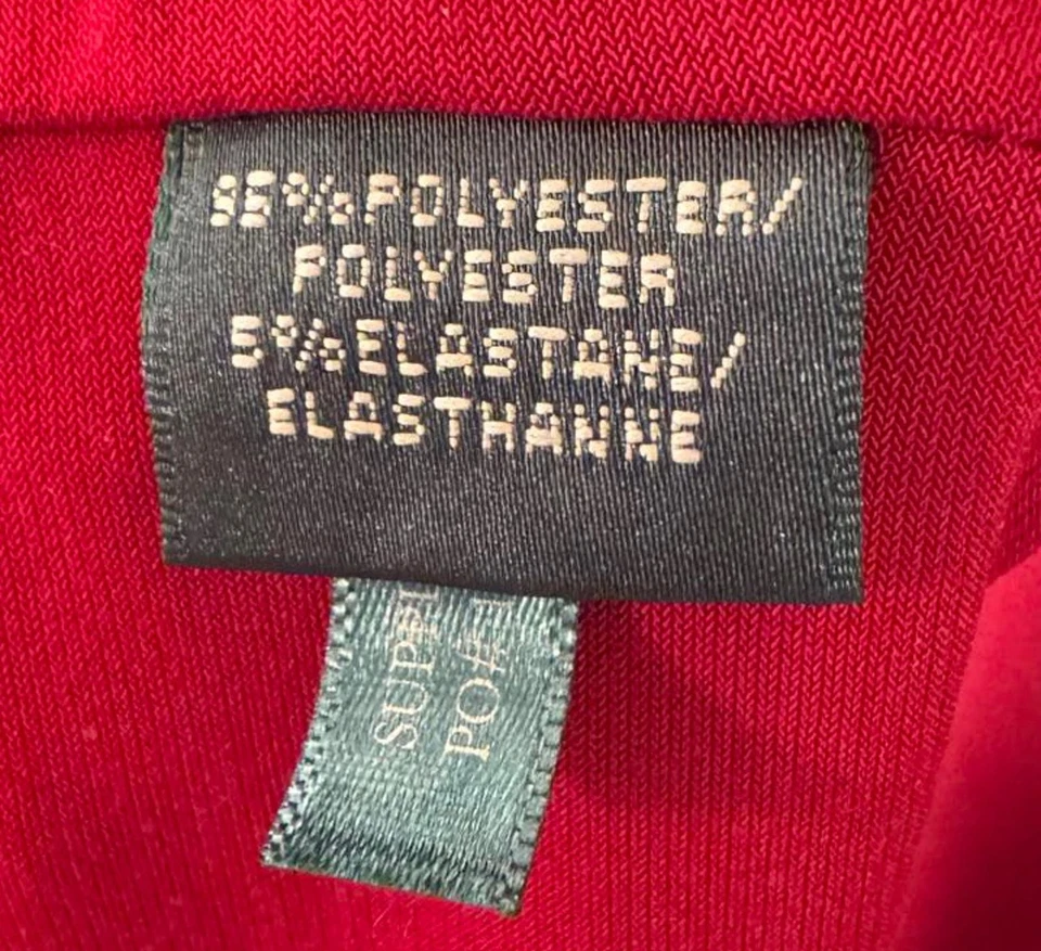 Ralph Lauren Evening Red Dress - Elegant V-Neck Design - Image 4 of 4