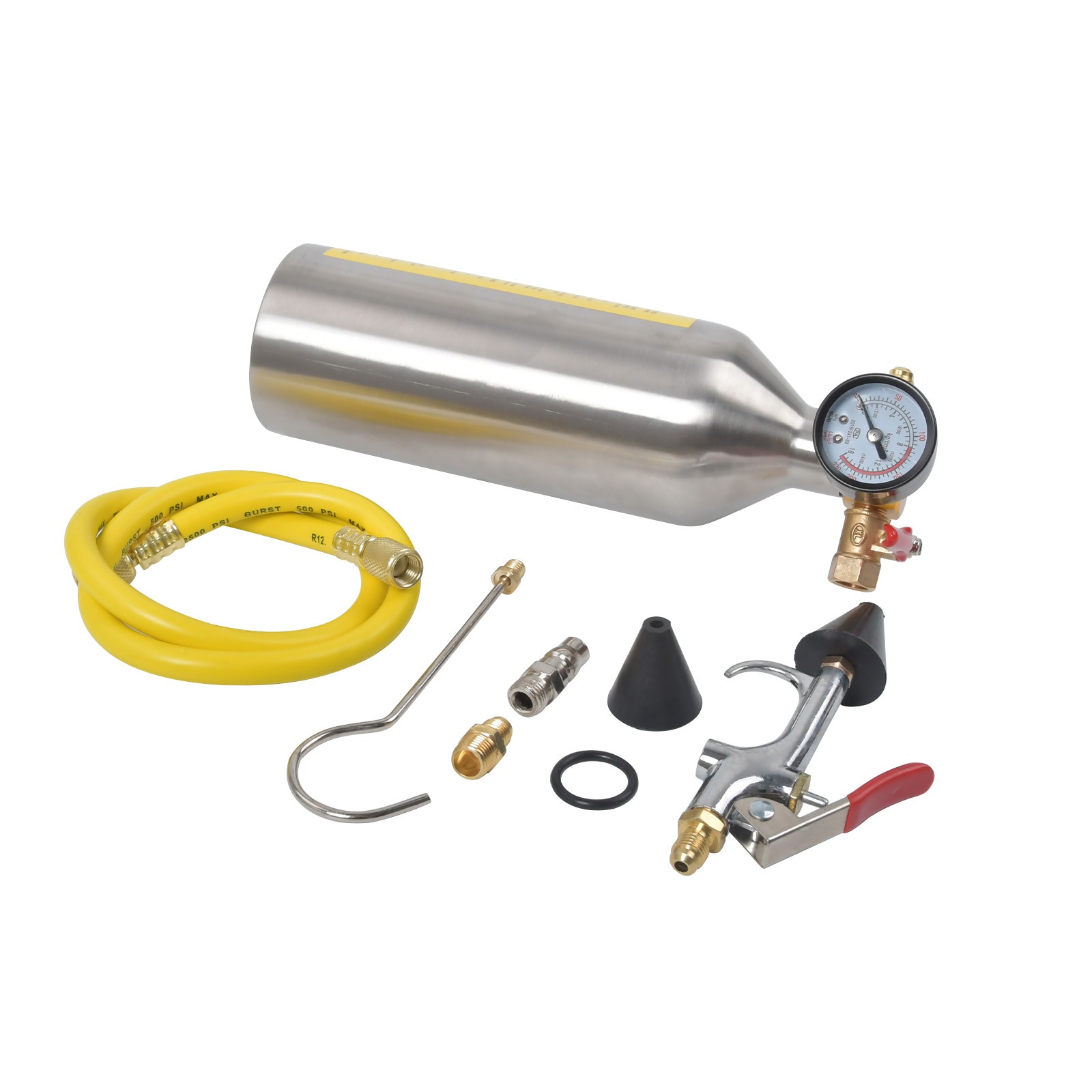 AC Flush Set Air Conditioner System Clean Canister Gun for R134a R12 R22 R404a