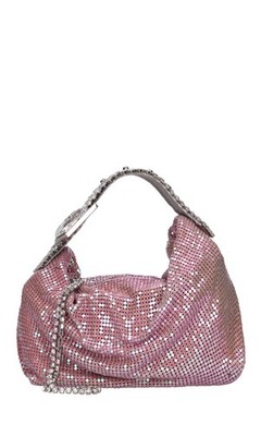 JILL METAL MESH Handtasche und Schulter GEDEBE Damen Rosa Abv056_gede