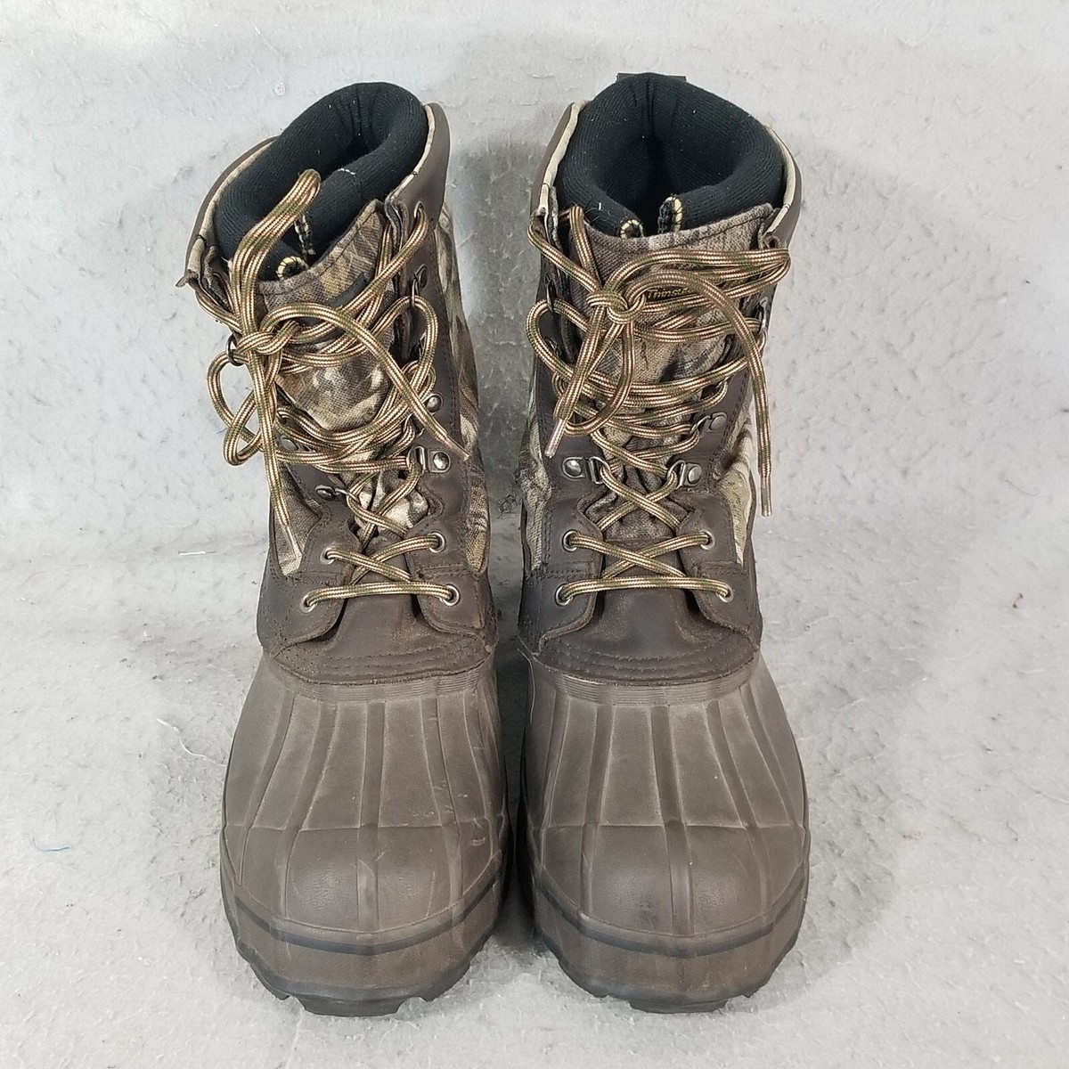 Men\'s Brown Camo Waterproof Duck Boots Men main image 2