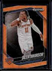 2024-25 Prizm Black Jalen Brunson Orange Wave Prizm #10/60 Knicks