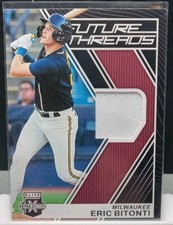 2023 Elite Extra Edition Future Threads #FTEB Eric Bitonti Milwaukee Brewers 