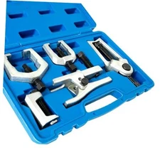 Ball Joint Separator 5 PCS Front End Service Tool Kit Pitman Arm Puller Tie 