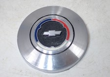 1966 Chevrolet Wood Steering Wheel Horn Button 3874640 Impala Chevelle Corvair