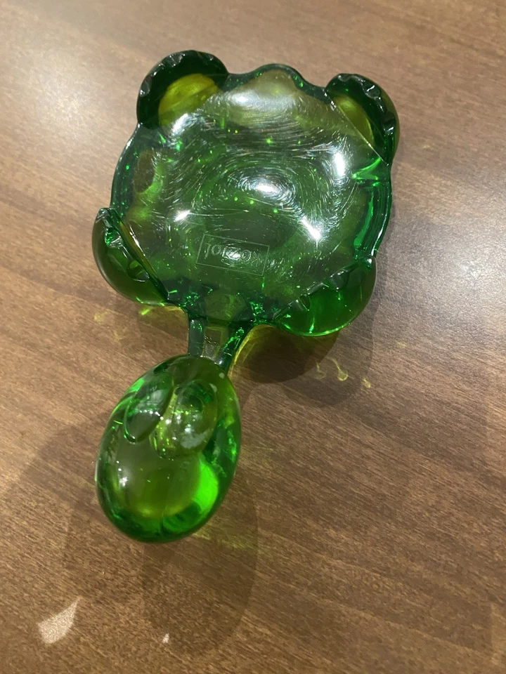 Jabonera acrílica transparente para tortugas KOZIOL - verde Foto 2 de 4