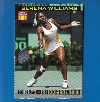 1999 SI Kids SERENA WILLIAMS Sports Illustrated Rookie Women TENNIS WTA Exc #814