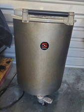 Sammic ES-200 20 Gallon Electric Stainless Steel Salad Dryer - Working