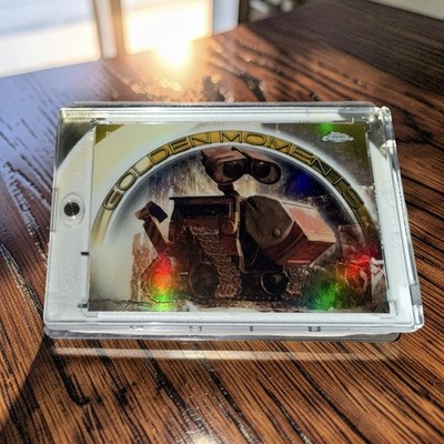 2025 Topps Chrome Pixar Gold Golden Moments Refractor A Day at Work Wall-E GM-14