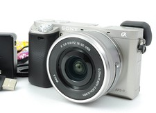 SONY Alpha A6000 Silver ILCE-6000 Digital Camera w/Lens 16-50mm 3146shots 1907