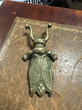 Antique Solid Brass Beetle Boot Jack Shoe Remover 24x13cm