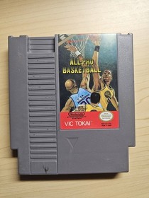 NES 4 game Lot Soccer, All Pro Basketball, Championship Pool, World GP Tested