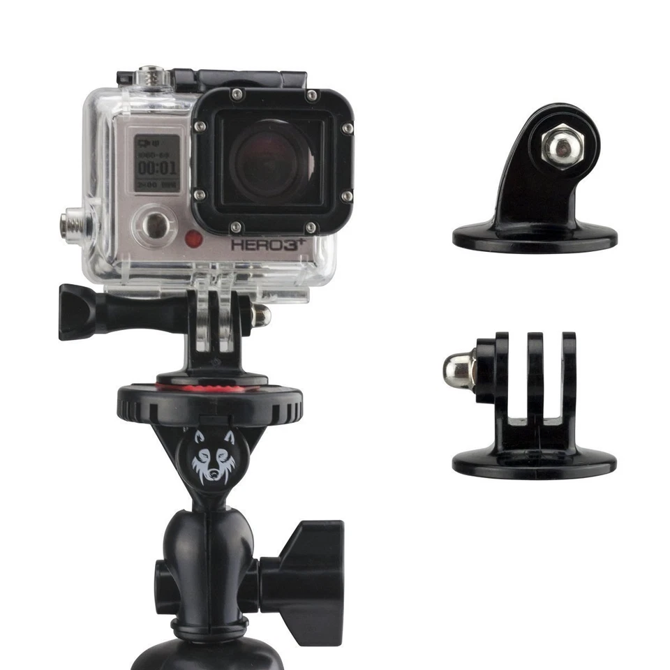 Trípode de carbono flexible de liberación rápida de 12" para sesión gopro 5 gopro hero negra Foto 2 de 4