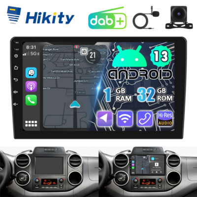 DAB+ 9'' Android Radio Für Citroen Berlingo Peugeot Partner 2008-2018 GPS Navi BT