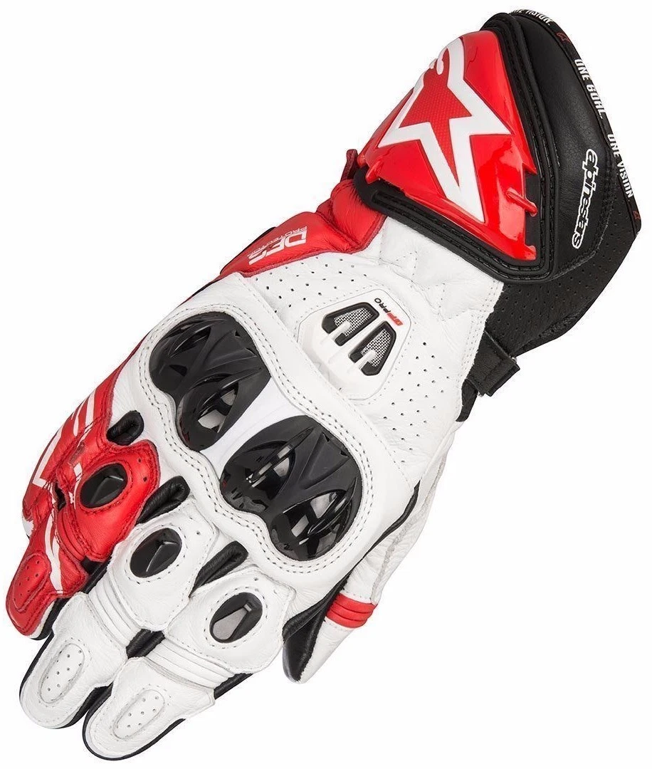 Alpinestars GP PRO R2 Motorcycle Racing GLOVE Red White 60 OFF