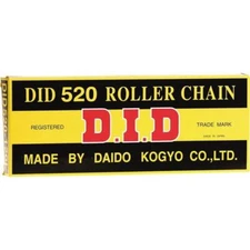 D.I.D 520 Standard Motorcycle Drive Chain, 520 x 102 Links -