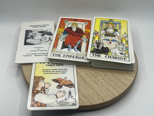 Universal Waite Tarot Deck 1990 U.S. Games Printed in USA w/ Instructions - Picture 7 of 11