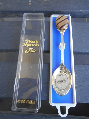 RARE Story Souvenir Spoon by Sonic Zebra Rock Western Australia