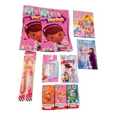 Girls Activity Lot-Disney Princess Nail Set-Coloring-Activity-Doc-Barbie-Elsa