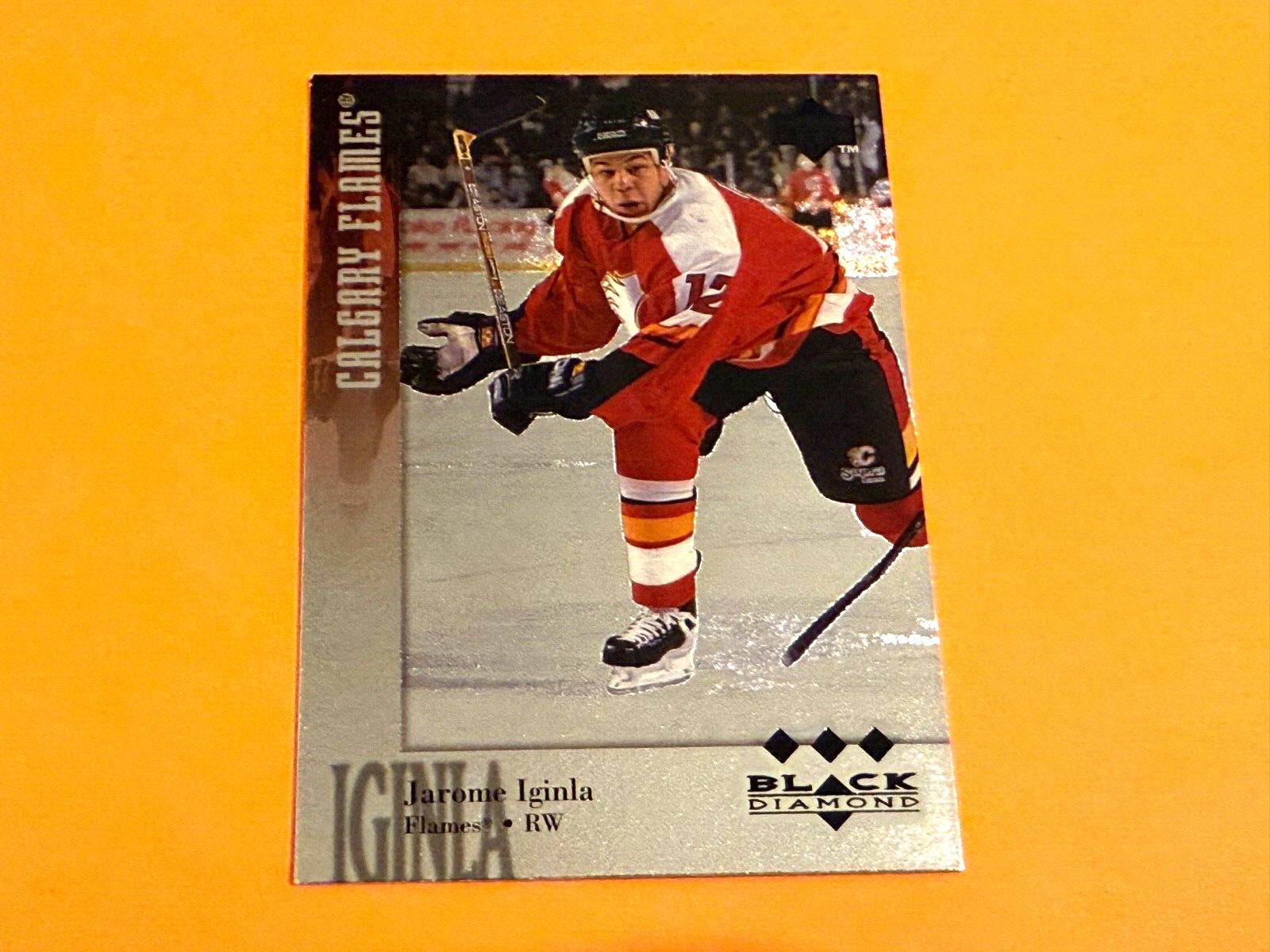 1996-97 UD Black Diamond Triple Diamond - Jarome Iginla #164 Flames SP Rare!!!