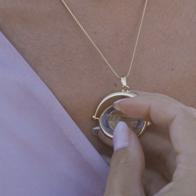 Lira Coin Flip Coin Necklace Italian 500 Lira Flip Coin Pendant