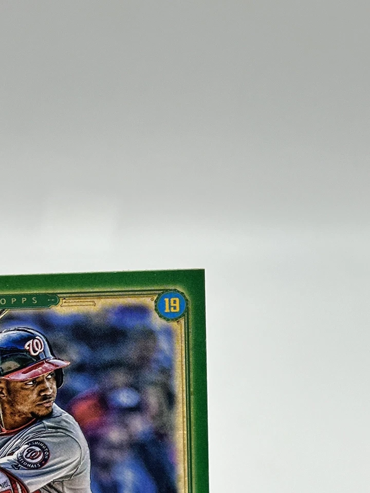 2019 Topps gypsy queen Victor Robles green parallel #9 - Image 3 of 4