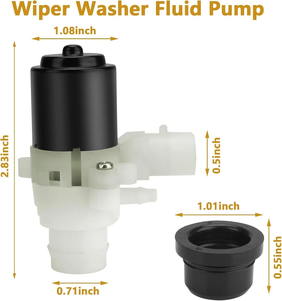 1 Pack Windshield Washer Pump for Peterbilt 385 386 387 388 389 & T680 T880 - Image 4 of 4