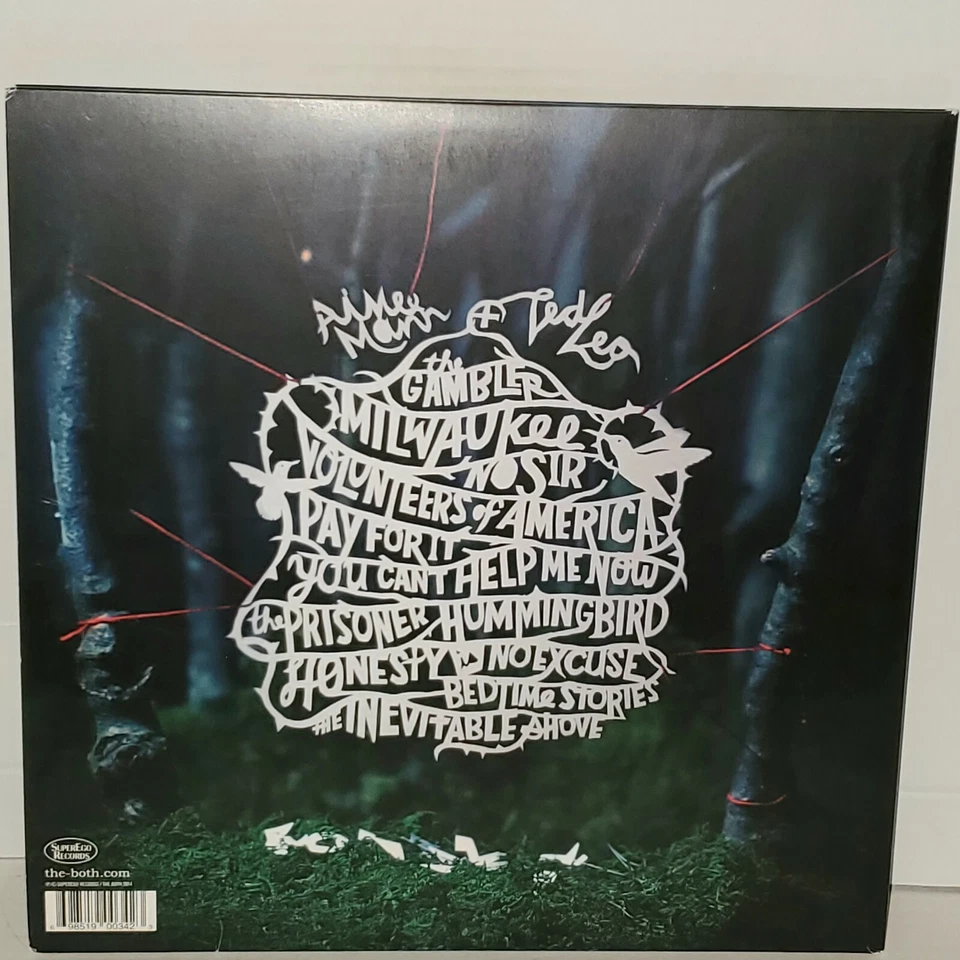 THE BOTH LP VG+ Blue Vinyl Plays Well 2014 SuperEgo SE034 Aimee Mann Ted Leo - Image 2 of 4