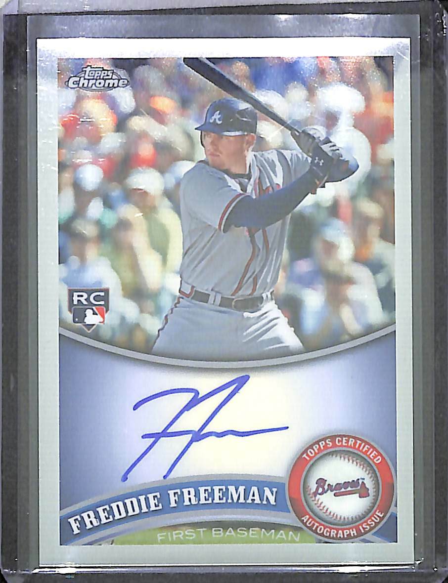 2011 Topps Chrome Rookie Autograph #173 Freddie Freeman | eBay