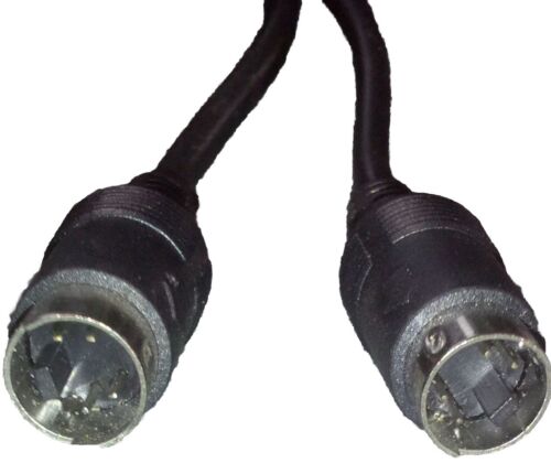 S-Video 4 Pin Cable Male-Male 5 ft S Video Cord SVHS VCR HDTV Gaming DVD Tested! - Picture 1 of 5