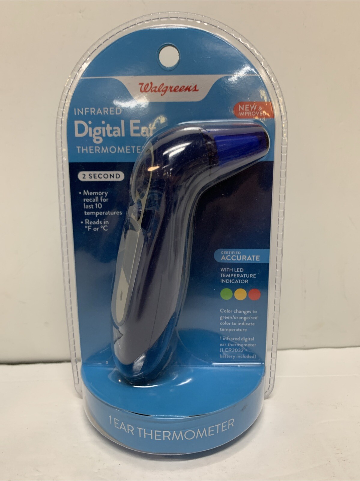 Walgreens Infrared Ear Digital Thermometer New #306