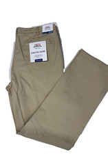 Izod Saltwater Relaxed Classic Khaki Stretch Chino Straight Fit Size W34XL32