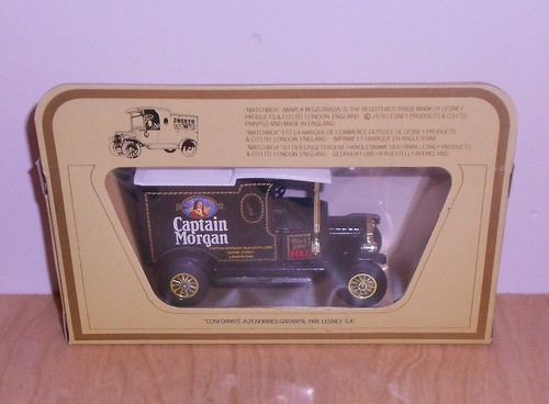 Matchbox MODELS OF YESTERYEAR Y12-3.M4 1912 FORD MODEL T VAN "CAPTAIN MORGAN" - Picture 11 of 11