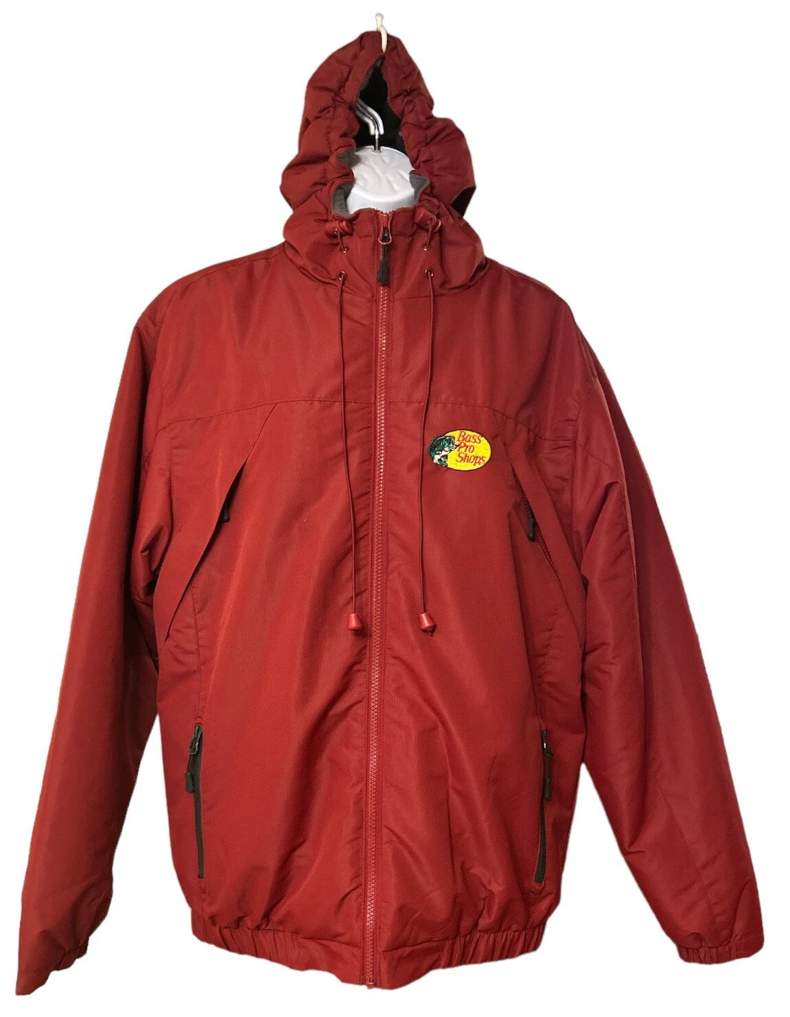 Bass Pro Shop Coat Women’s Sz S Fleece Lined Full Zip Hooded Fishing Outdoors