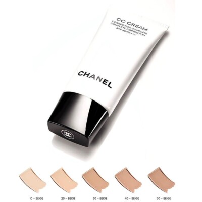 Chanel CC Cream #30 Beige Sunscreen Complete Correction SPF Chanel CC Cream #30 Beige Sunscreen Complete Correction SPF