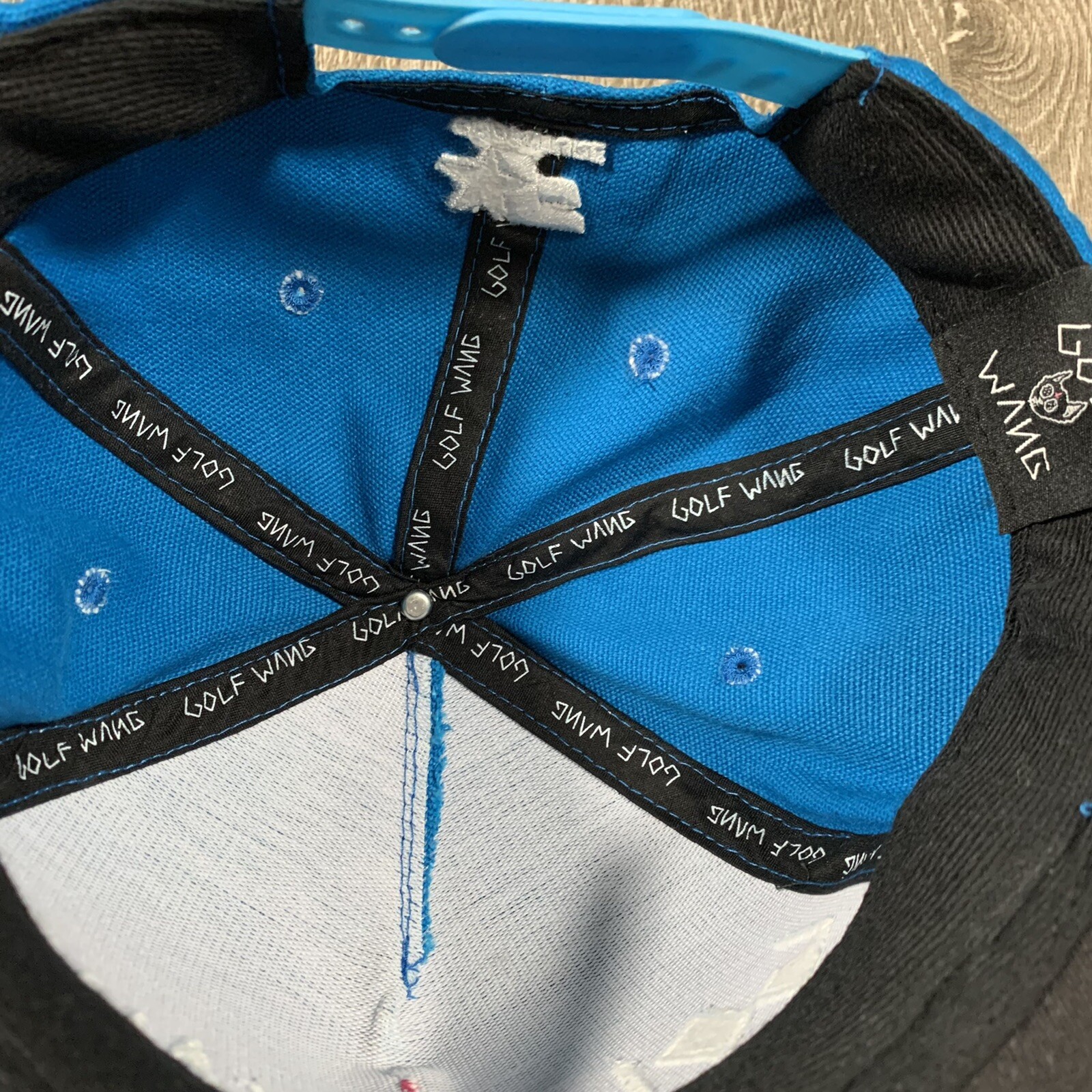 GOLF WANG Odd Future Box Cutter Snapback Hat, TEAL Blue image 8