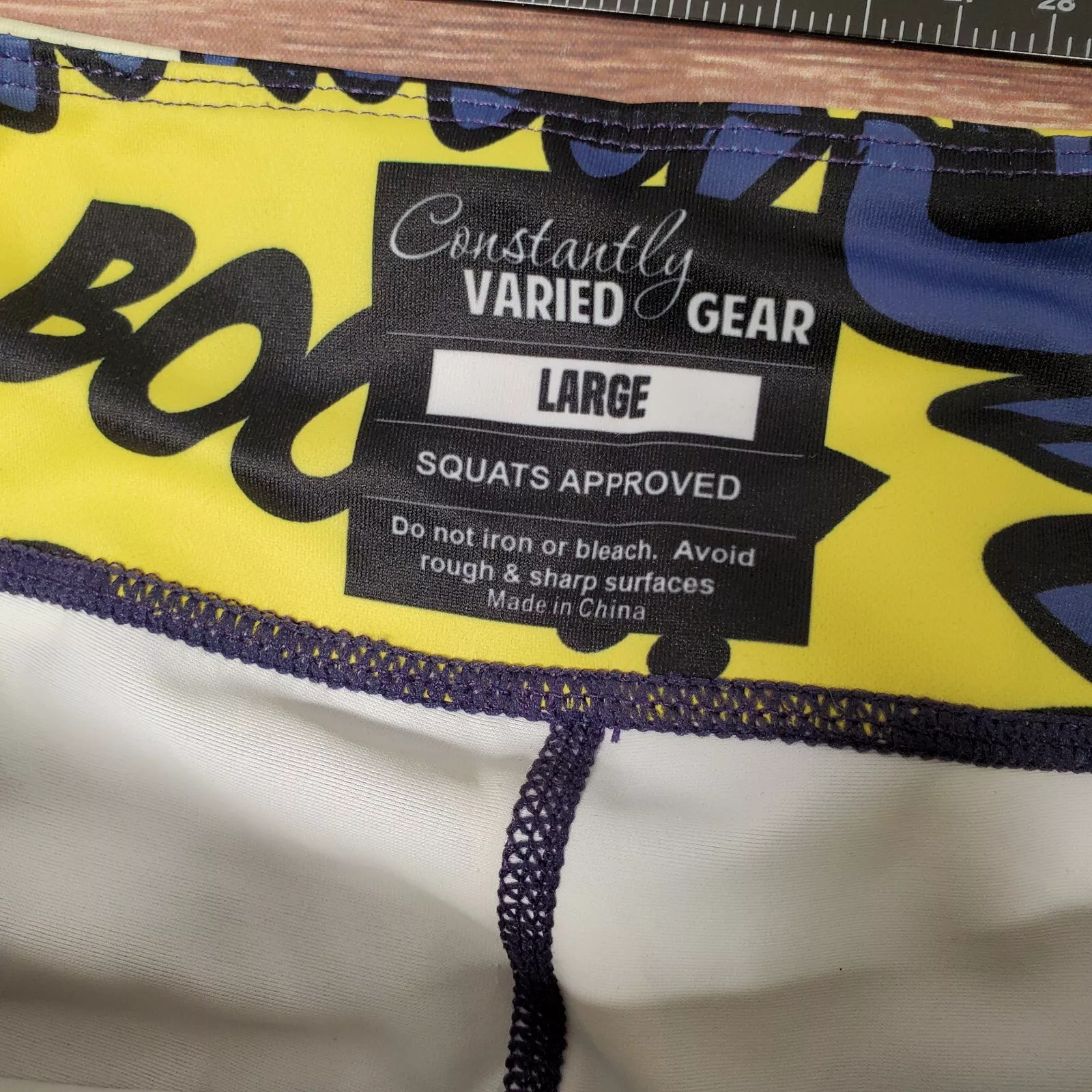 constantly-varied-gear comic book funny athletic pants