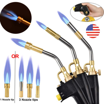 For TS8000 Trigger Start Mapp Gas Welding Brazing Propane Torch High Intensity
