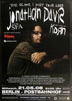 Jonathan Davis - Korn, Berlin 2008 | Konzertplakat | Poster