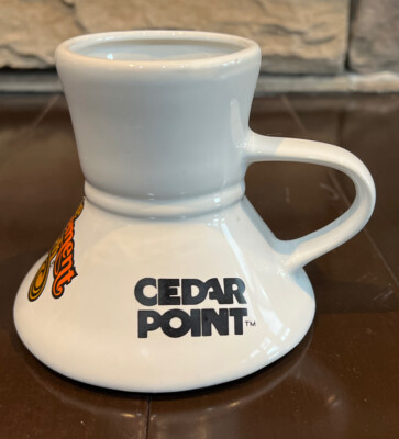 Cedar Point The Amazement Park Vintage Souvenir Ceramic Coffee Mug Non Slip