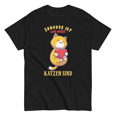 Zuhause ist wo meine Katzen sind Katze Damen Mädchen 