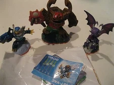 ACTIVISION SKYLANDERS GAMESTOP GIANTS PROMO TRIPLE PACK- CYNDER,JET-VAC,TREE REX