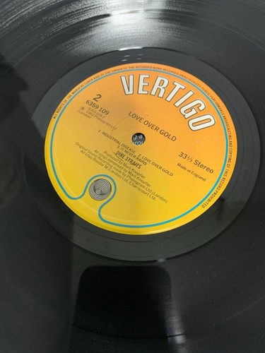 DIRE STRAITS..LOVE OVER GOLD... UK ISSUE ALBUM + INNER ...6359 109 - Picture 3 of 3