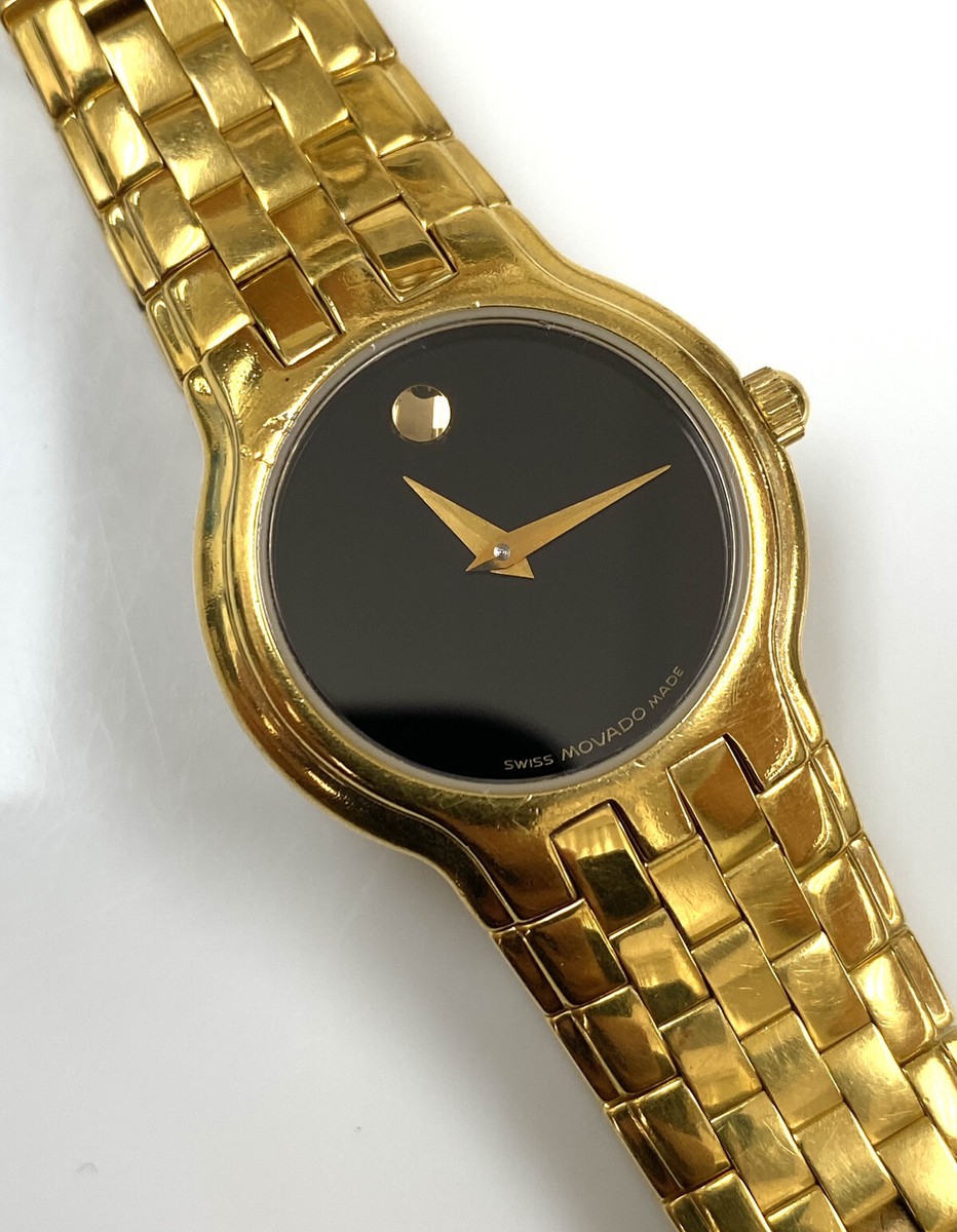 Movado Gold Plated Ladies Watch Movado® Bold® Evolution Ladies main image 3