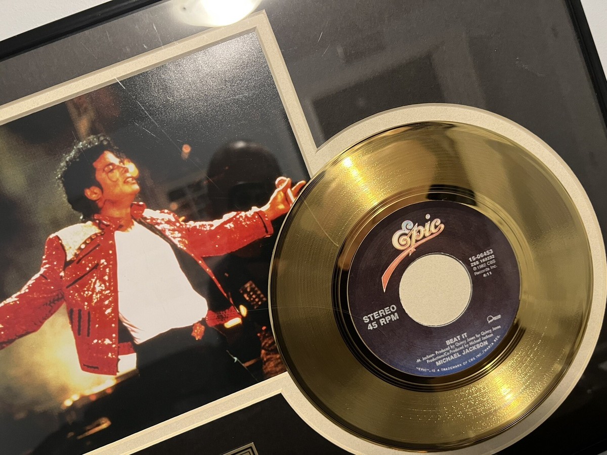 マイケルジャクソン　24kt GOLD RECORD Michael Jackson 