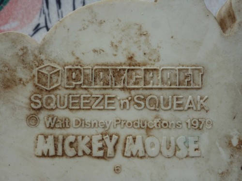 Mickey Mouse Squeeze n Squeak toy 1979, Condition used - Picture 5 of 5