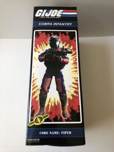 Figura de colección GI Joe Cobra Enemy Cobra Viper Sideshow una sexta escala - Imagen 4 de 6