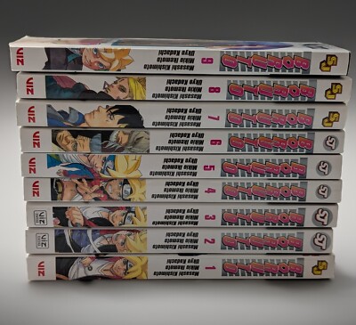 Boruto Manga Set, Vol. 1-9 Paperback, Naruto next generations