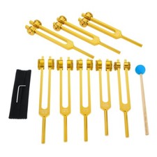 7 Chakra With 1 Soul Purpose Weighted Tuning Forks For DNA Healing Sound Therapy